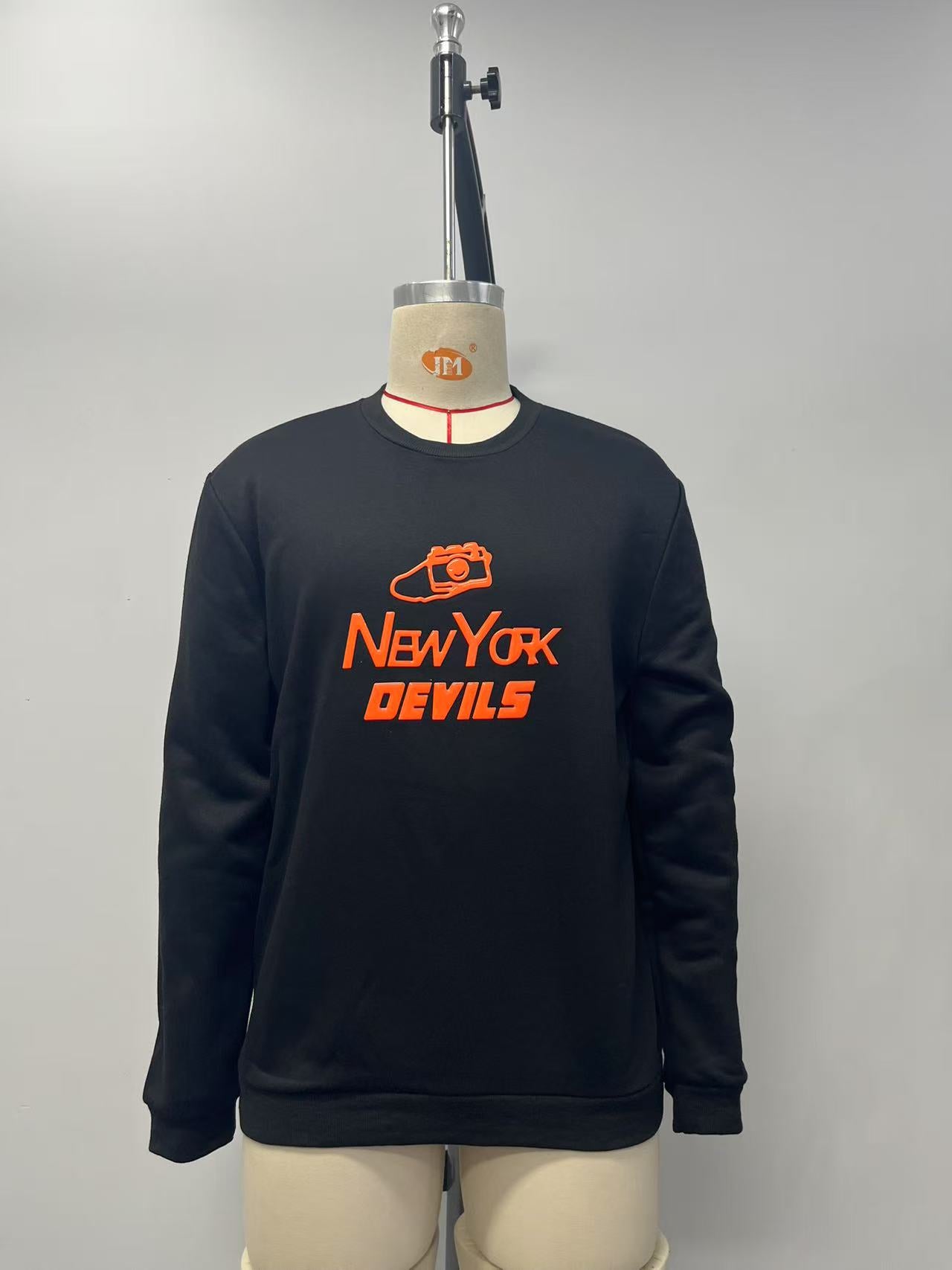 Men's silicone printed sweatshirt