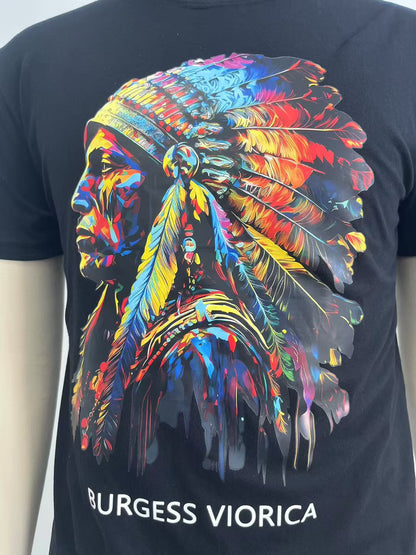 Ultra-high-definition color printed T-shirt