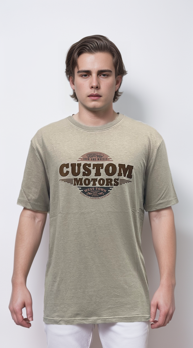 Multi-craft reversible printed T-shirt