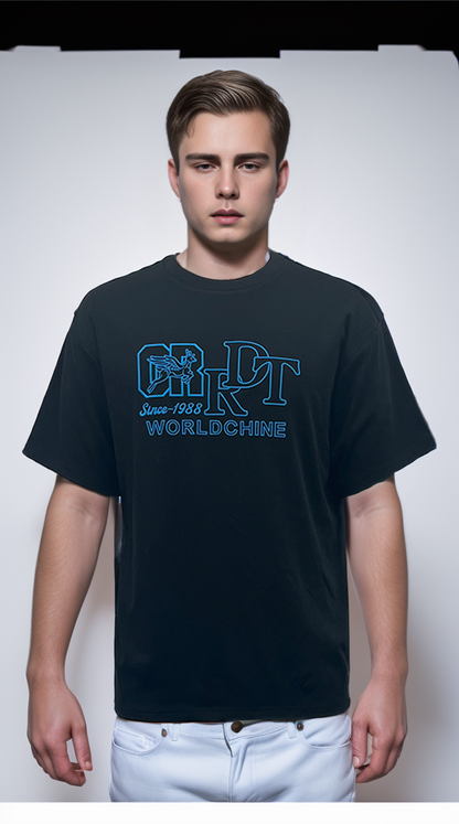 100s Silk Cotton Printed T-Shirt