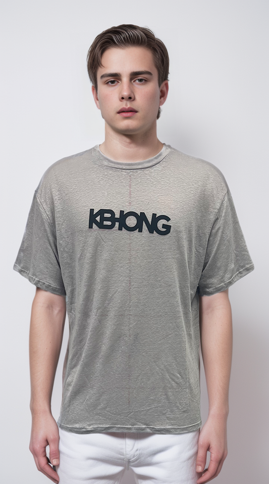 Grey printed T-shirt