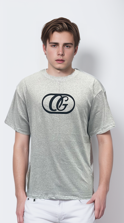 Light grey printed t-shirt