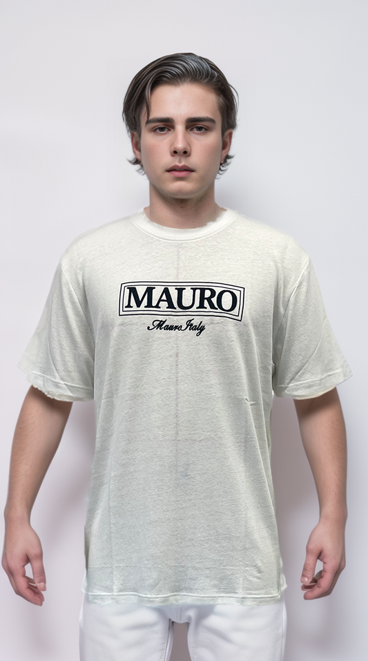 White printed t-shirt