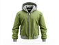 Men green bomber jacket