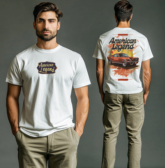 Vintage car club printed t-shirt