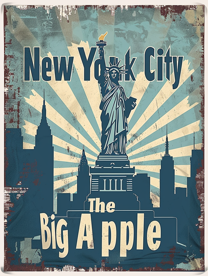 Men's t-shirt featuring a vintage print of the Statue of Liberty