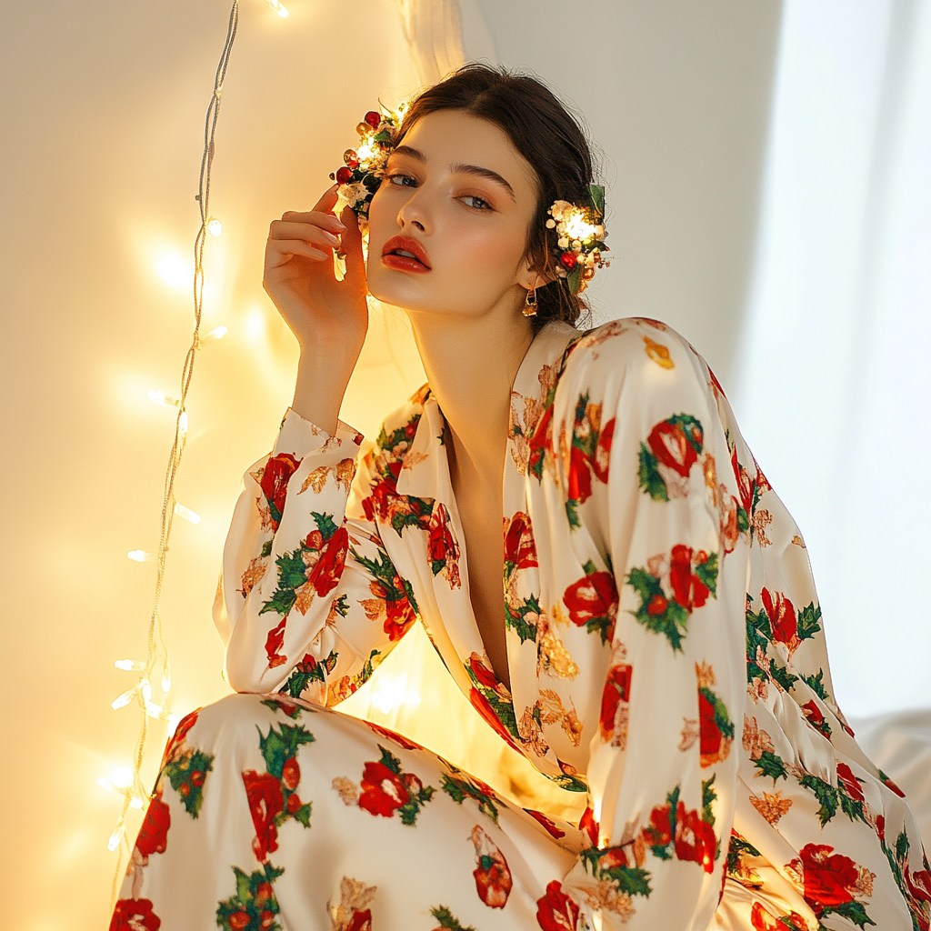 Christmas-themed sleepwear