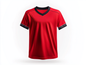 Red Contrast Men's Sports jersey