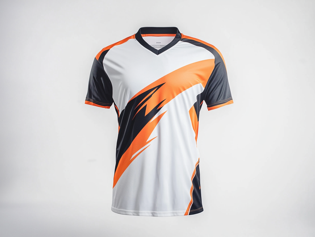 Orange sports jersey