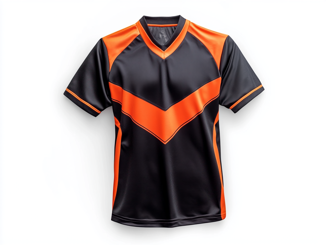 Orange sports jersey