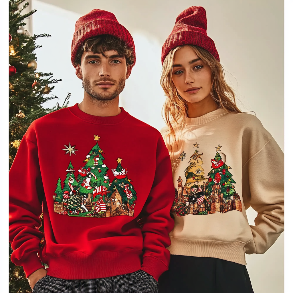 Christmas print  sweatshirts