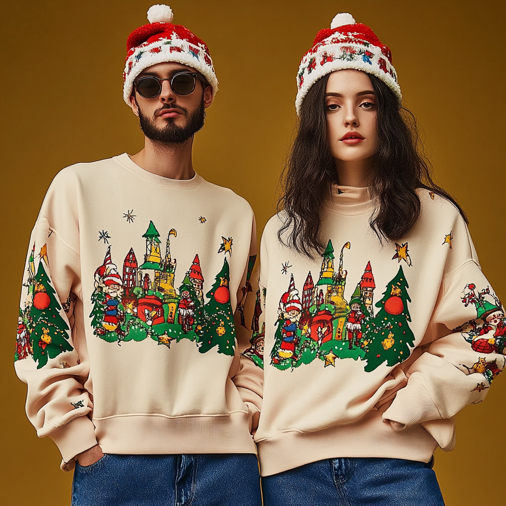 Christmas print  sweatshirts