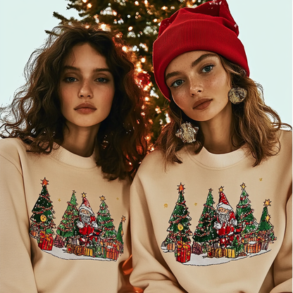 Christmas print  sweatshirts