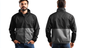 Men's black windbreaker jacket