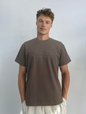 Jacquard fabric men T-shirt