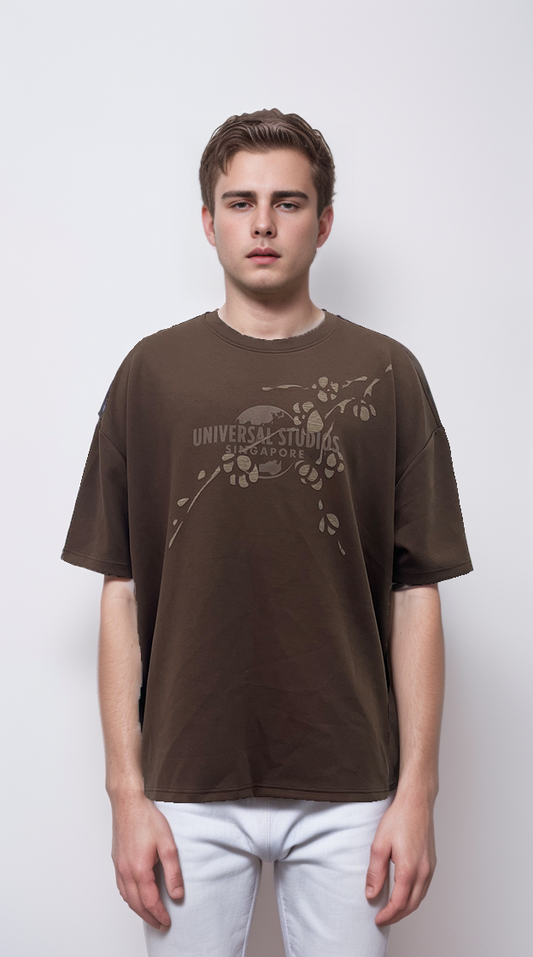 T-shirt features a unique laser printing technique