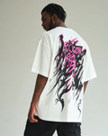 Loose white tee